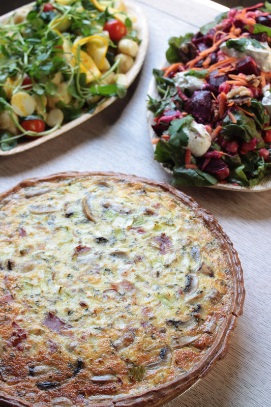 Quiche & Salad