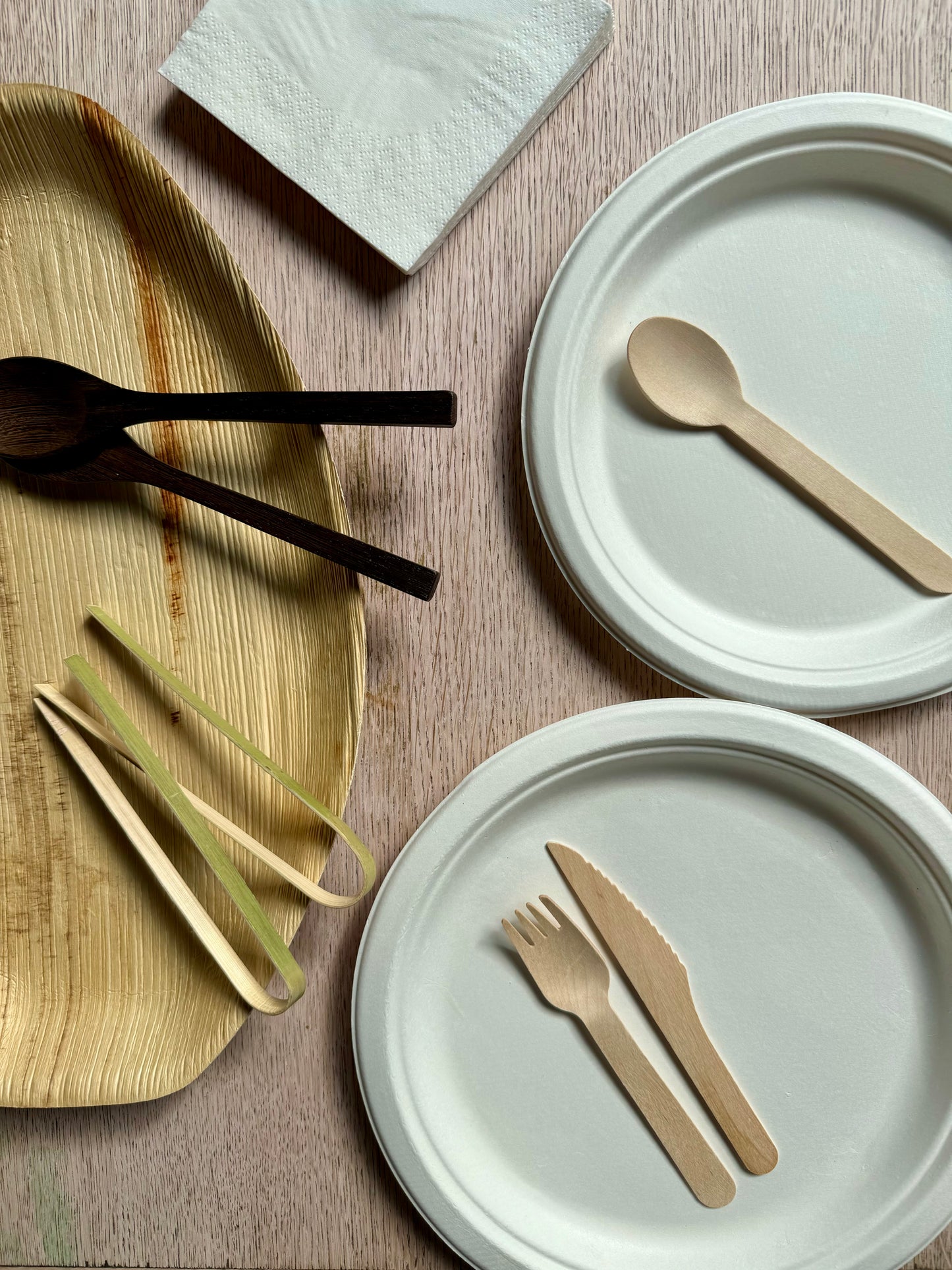 Plates, Cutlery & Napkins